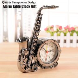 Quartz Saxophones Design Alarm Table Clock Gift, YY7728